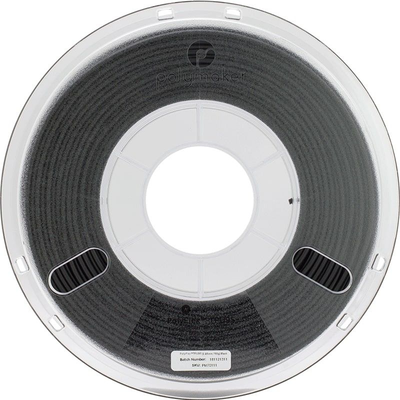 PolyFlex TPU95 Noir - 2.85mm - 750 g (2) PolyFlex TPU95 Noir - 2.85mm - 750 g (2)