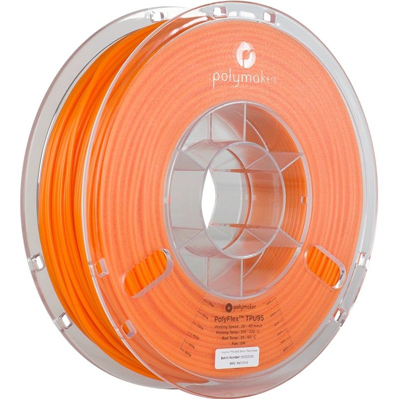 PolyFlex TPU95 Orange - 2.85mm - 750 g PolyFlex TPU95 Orange - 2.85mm - 750 g