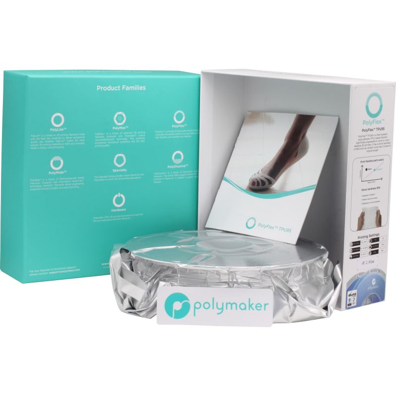 PolyFlex TPU95 Bleu - 2.85mm - 750 g (4) PolyFlex TPU95 Bleu - 2.85mm - 750 g (4)