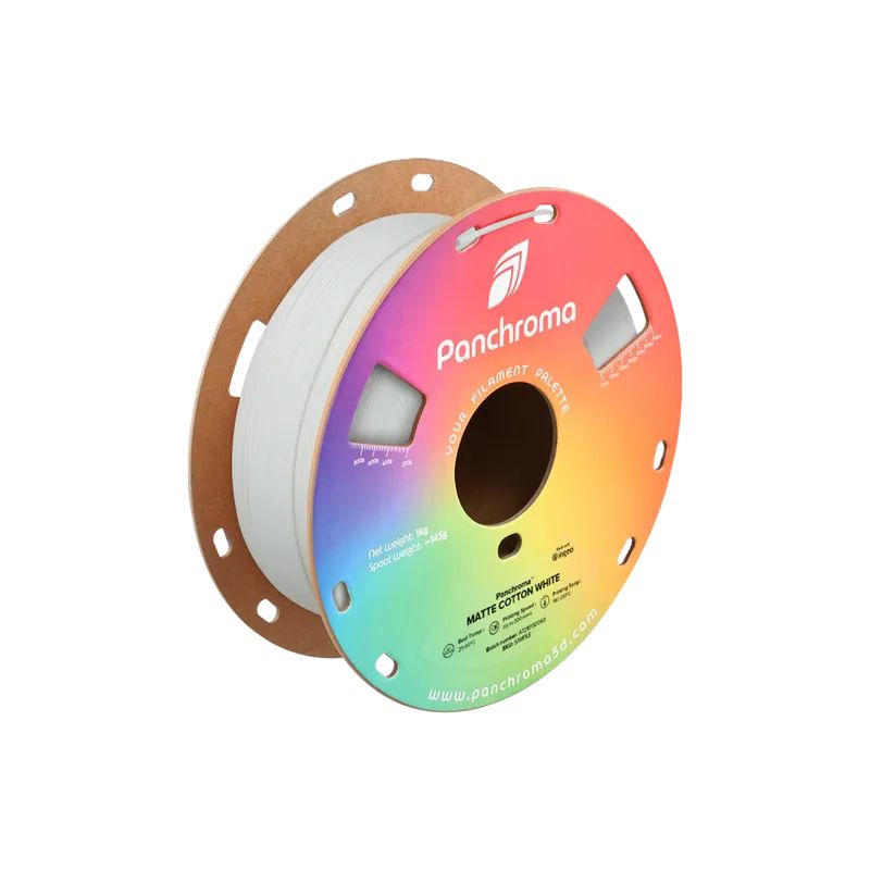 Panchroma™ PLA Matte Cotton White - 1.75mm - 1kg Panchroma™ PLA Matte Cotton White - 1.75mm - 1kg