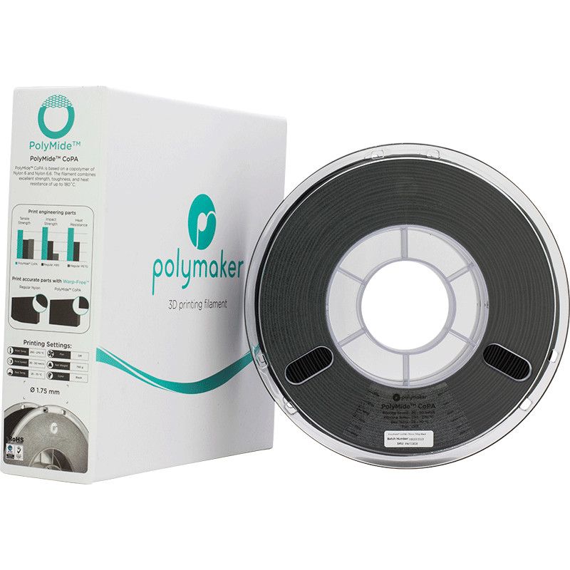 PolyMide CoPA 6-6.6 Nylon Noir - 1.75mm - 750 g (5) PolyMide CoPA 6-6.6 Nylon Noir - 1.75mm - 750 g (5)