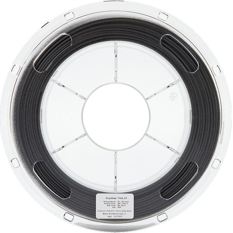 Polymide PA6-CF Noir - 1.75mm - 500 g (2) Polymide PA6-CF Noir - 1.75mm - 500 g (2)