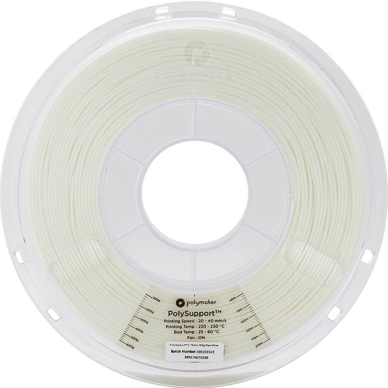 PolySupport Blanc perle - 1.75mm - 750 g (2) PolySupport Blanc perle - 1.75mm - 750 g (2)