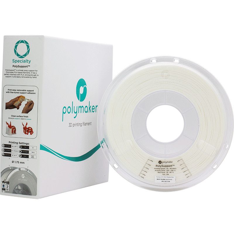 PolySupport Blanc perle - 1.75mm - 750 g (5) PolySupport Blanc perle - 1.75mm - 750 g (5)