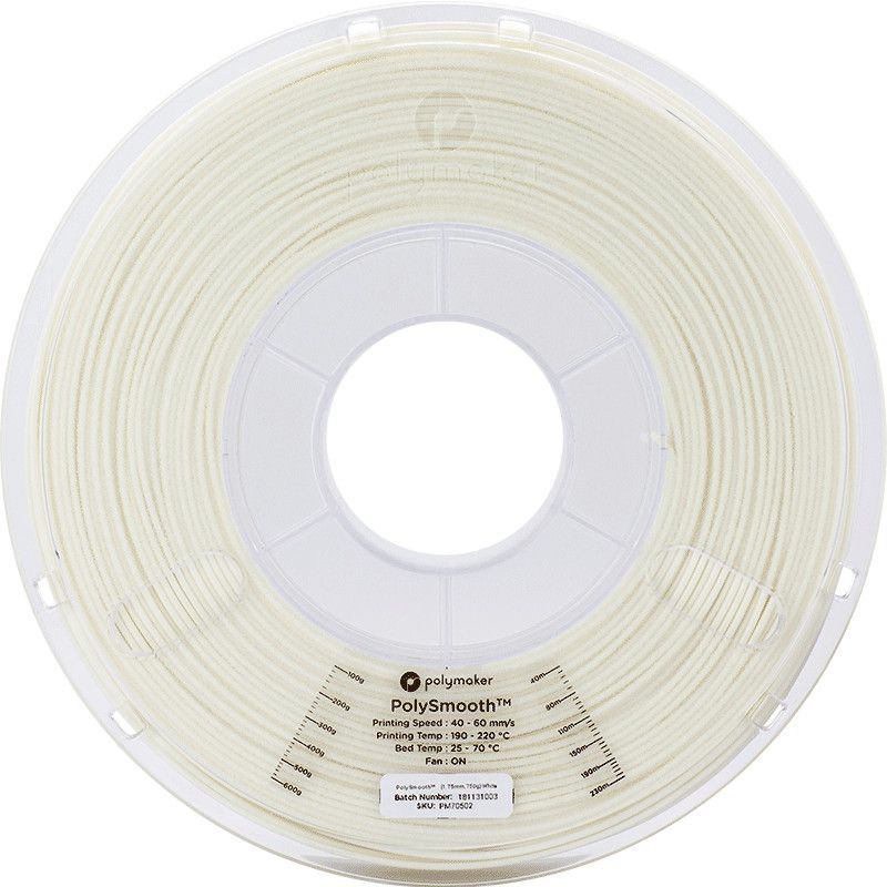 PolySmooth Blanc - 1.75mm - 750 g (2) PolySmooth Blanc - 1.75mm - 750 g (2)