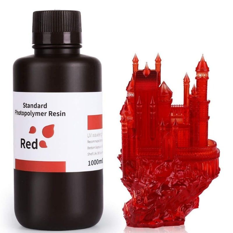 Résine standard Rouge Elegoo - 1000 ml Résine standard Rouge Elegoo - 1000 ml