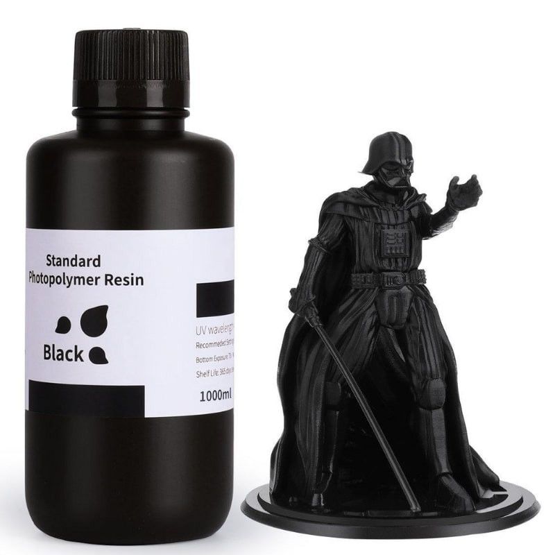 Résine standard Noire Elegoo - 1000 ml Résine standard Noire Elegoo - 1000 ml