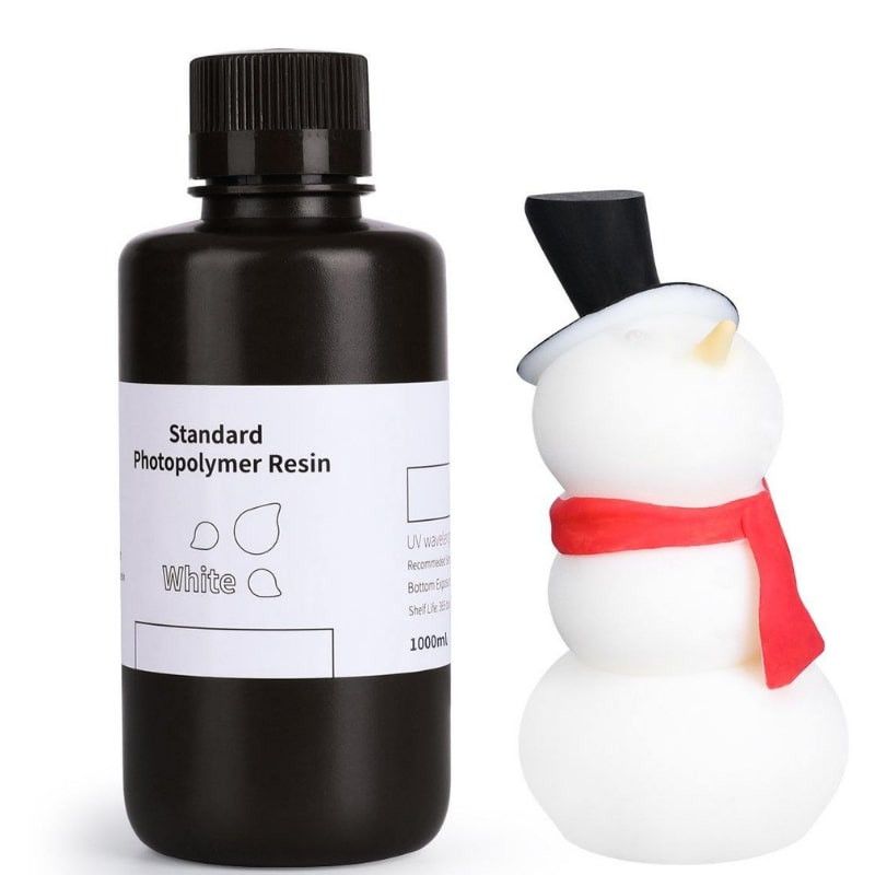 Résine standard Blanche Elegoo - 1000 ml Résine standard Blanche Elegoo - 1000 ml