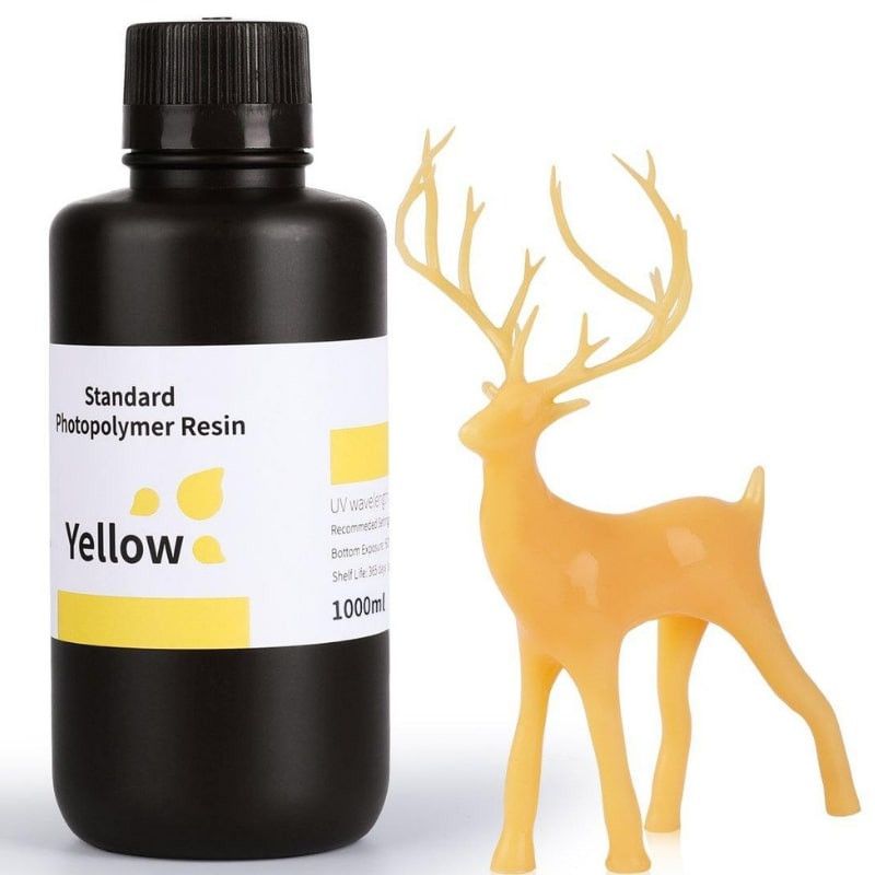 Résine standard Jaune Elegoo - 1000 ml Résine standard Jaune Elegoo - 1000 ml