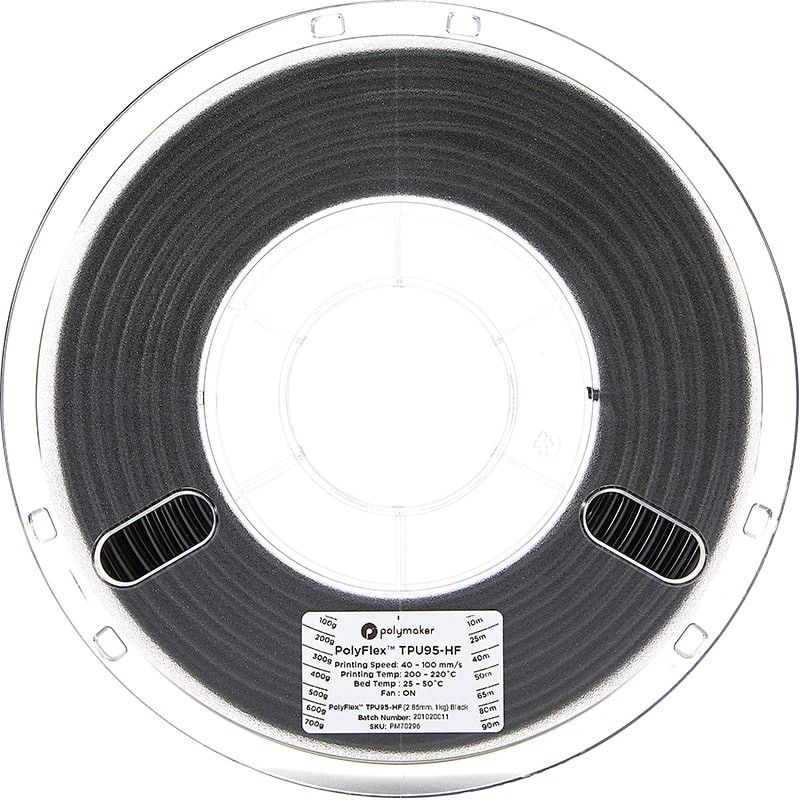 PolyFlex TPU95-HF Noir - 2.85mm - 750 g (2) PolyFlex TPU95-HF Noir - 2.85mm - 750 g (2)