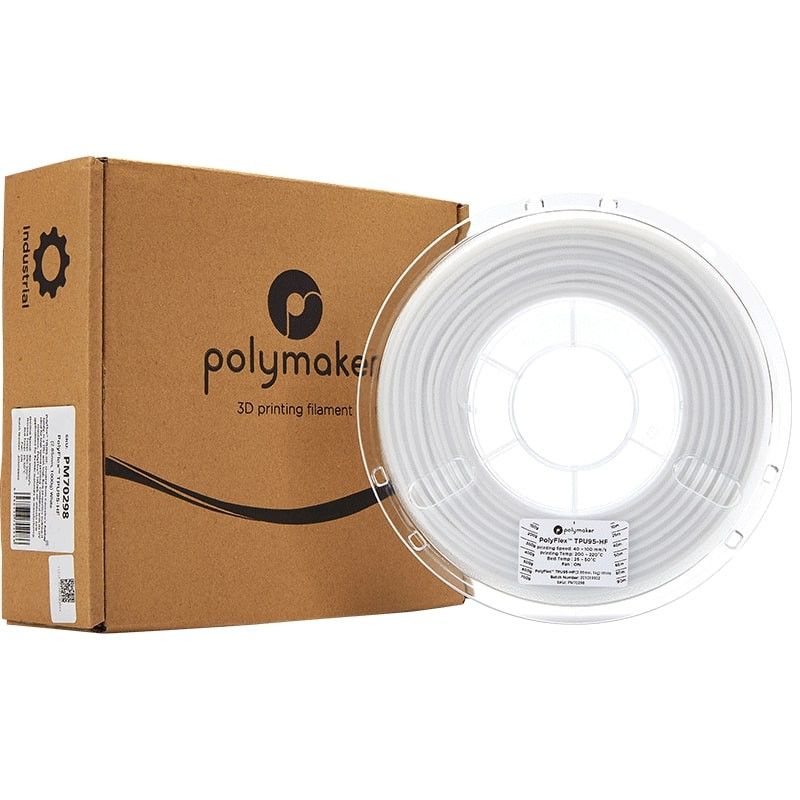 PolyFlex TPU95-HF Blanc - 2.85mm - 750 g (5) PolyFlex TPU95-HF Blanc - 2.85mm - 750 g (5)