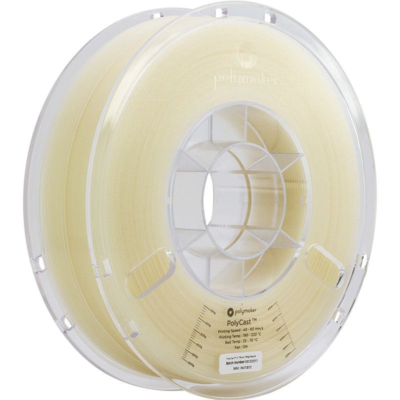 PolyCast Naturel - 1.75mm - 750 g PolyCast Naturel - 1.75mm - 750 g