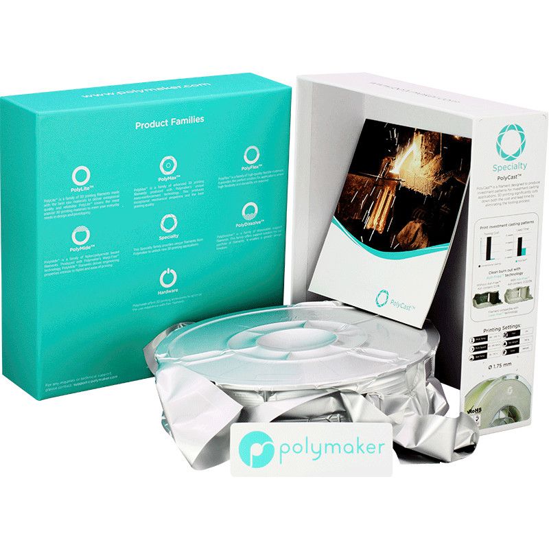 PolyCast Naturel - 1.75mm - 750 g (4) PolyCast Naturel - 1.75mm - 750 g (4)
