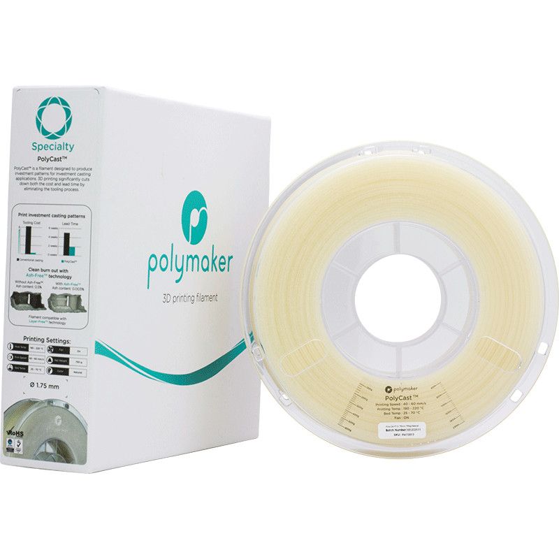 PolyCast Naturel - 1.75mm - 750 g (5) PolyCast Naturel - 1.75mm - 750 g (5)