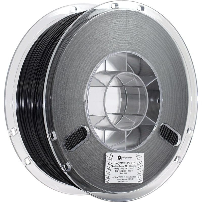 PolyMax PC-FR Noir 1.75mm - 1 kg PolyMax PC-FR Noir 1.75mm - 1 kg