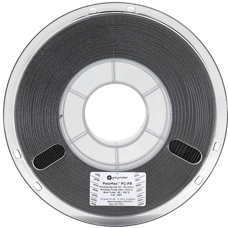 PolyMax PC-FR Noir 1.75mm - 1 kg (2) PolyMax PC-FR Noir 1.75mm - 1 kg (2)