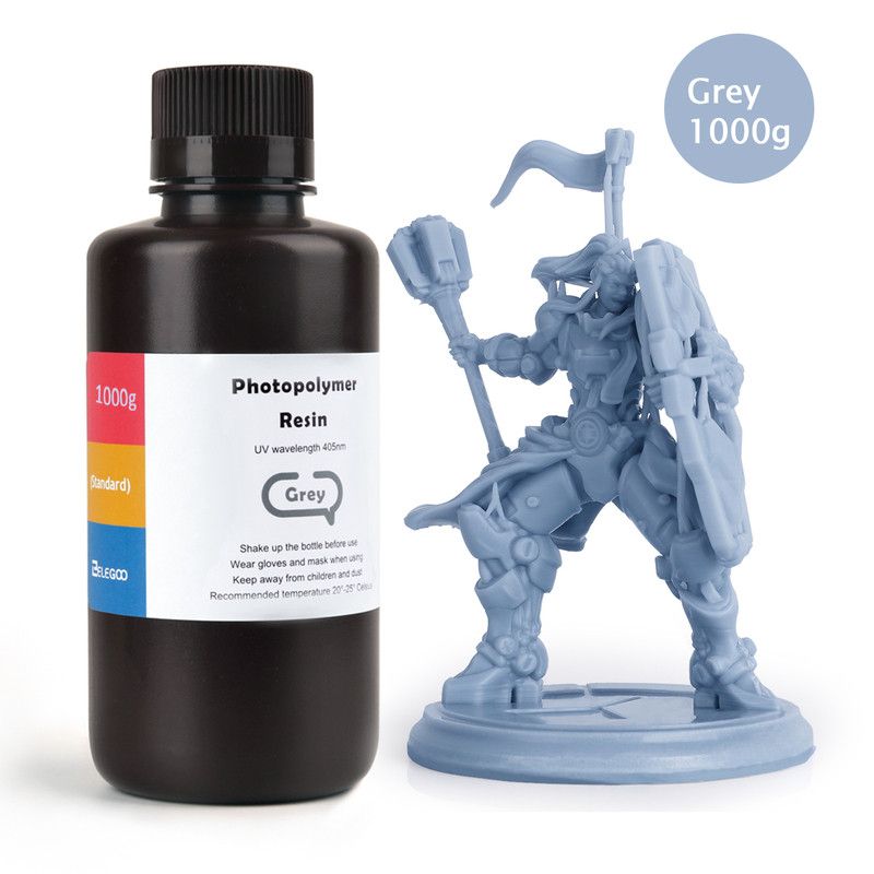 Résine ABS-like Grise Elegoo - 1000 ml Résine ABS-like Grise Elegoo - 1000 ml