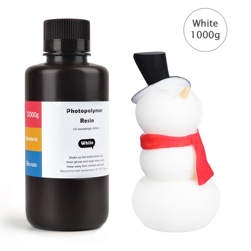 Résine ABS-like Blanche Elegoo - 1000 ml Résine ABS-like Blanche Elegoo - 1000 ml