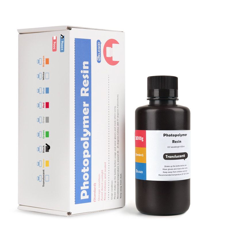 Résine ABS-like Translucide Elegoo - 1000 ml (5) Résine ABS-like Translucide Elegoo - 1000 ml (5)
