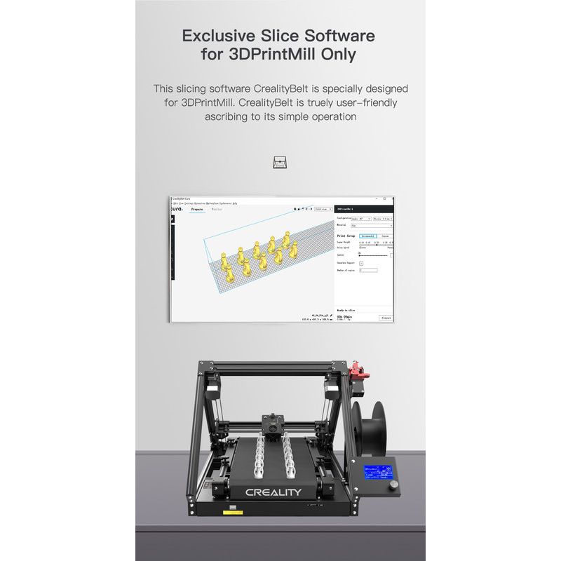 Creality CR-30 PrintMill Cura Creality CR-30 PrintMill Cura