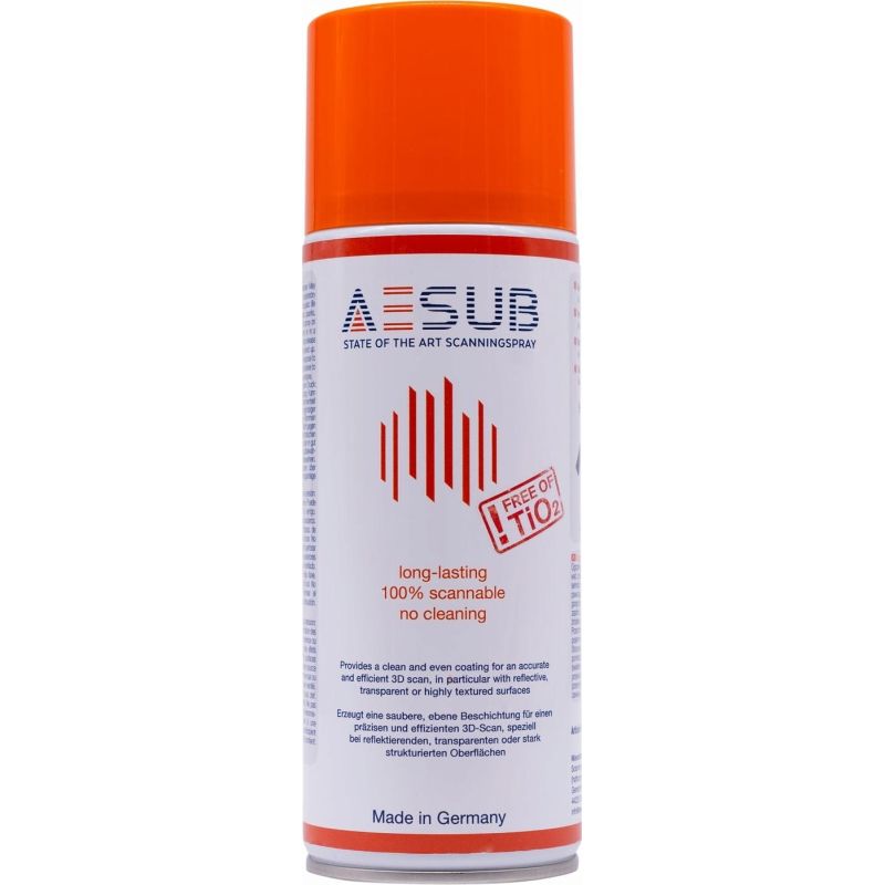 AESUB Orange - Spray temporaire 12 heures pour scanner 3D AESUB Orange - Spray temporaire 12 heures pour scanner 3D