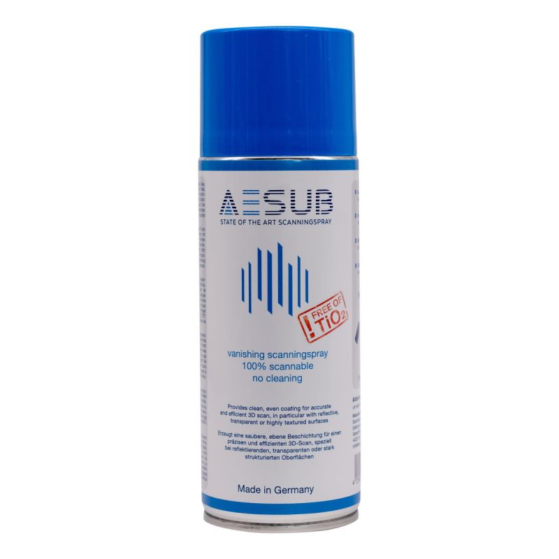 AESUB Blue - Spray temporaire 4 heures pour scanner 3D AESUB Blue - Spray temporaire 4 heures pour scanner 3D