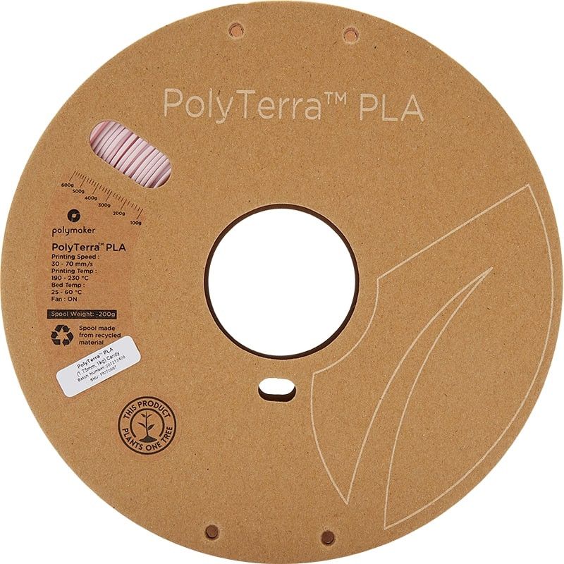 PolyTerra PLA Candy - 1.75mm - 1 kg - face PolyTerra PLA Candy - 1.75mm - 1 kg - face