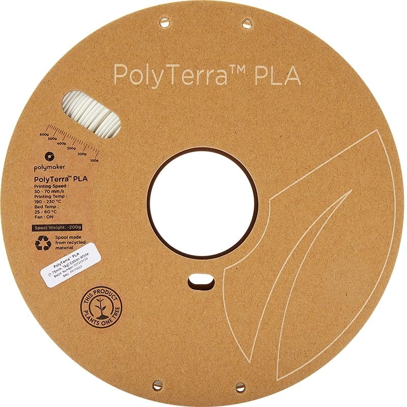 PolyTerra_PLA_Blanc coton_1.75mm_2 PolyTerra_PLA_Blanc coton_1.75mm_2