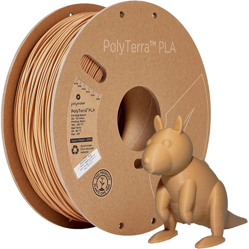 PolyTerra PLA Marron Bois (Wood Brown) - 1.75mm - 1 kg PolyTerra PLA Marron Bois (Wood Brown) - 1.75mm - 1 kg