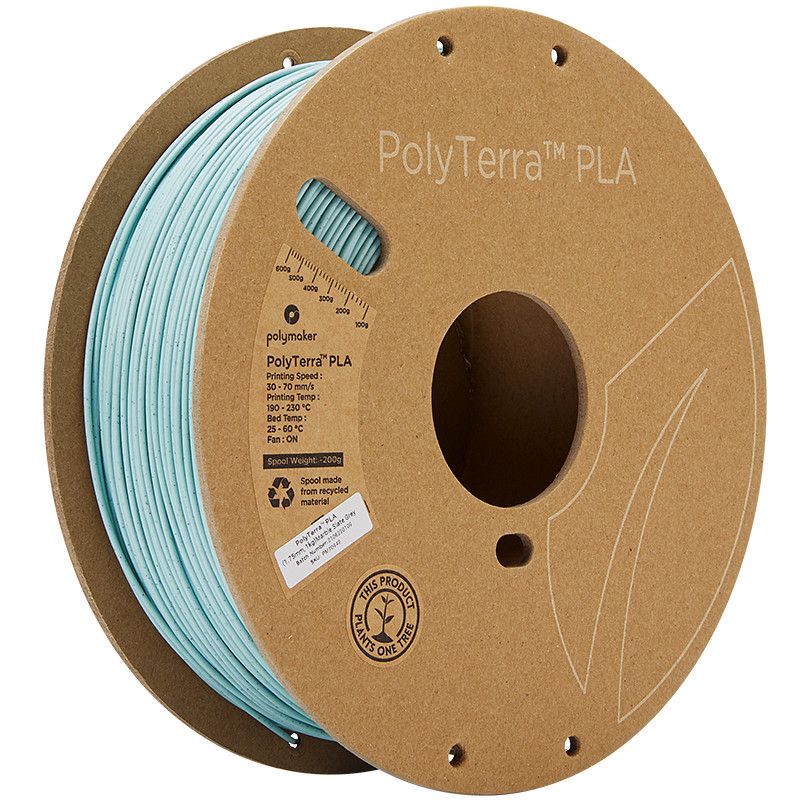 PolyTerra PLA Gris Ardoise Marbré (Marble Slate Grey) - 1.75mm - 1 kg PolyTerra PLA Gris Ardoise Marbré (Marble Slate Grey) - 1.75mm - 1 kg