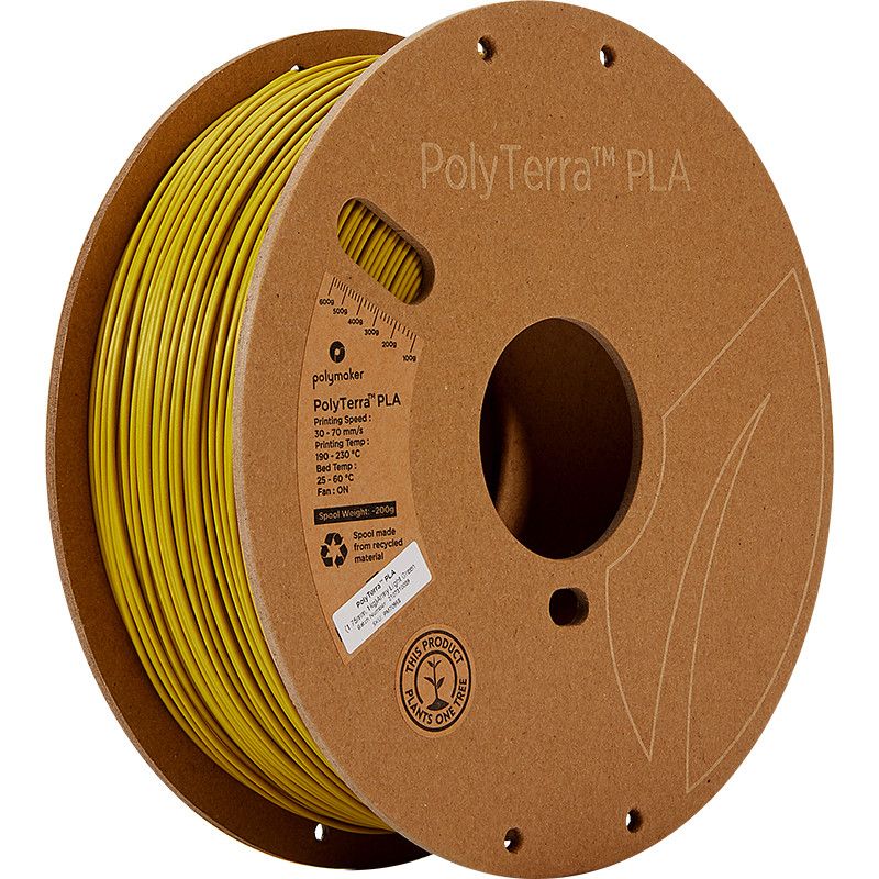 PolyTerra PLA Vert Clair Armée (Army Ligh Green) - 1.75mm - 1 kg PolyTerra PLA Vert Clair Armée (Army Ligh Green) - 1.75mm - 1 kg