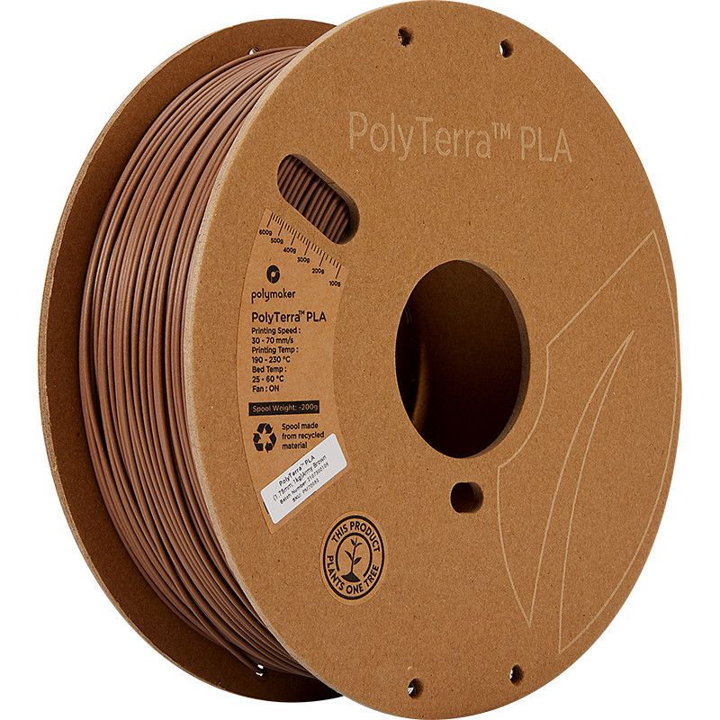 PolyTerra PLA Marron Armée (Army Brown) - 1.75mm - 1 kg PolyTerra PLA Marron Armée (Army Brown) - 1.75mm - 1 kg
