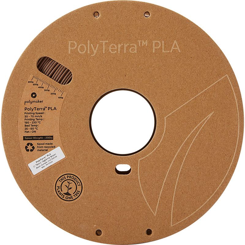 PolyTerra PLA Marron Armée (Army Brown) - 1.75mm - 1 kg PolyTerra PLA Marron Armée (Army Brown) - 1.75mm - 1 kg