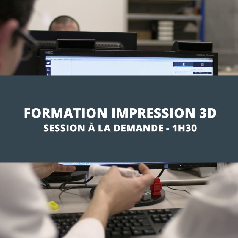 Formation impression 3D en ligne - 1h30 Formation impression 3D en ligne - 1h30