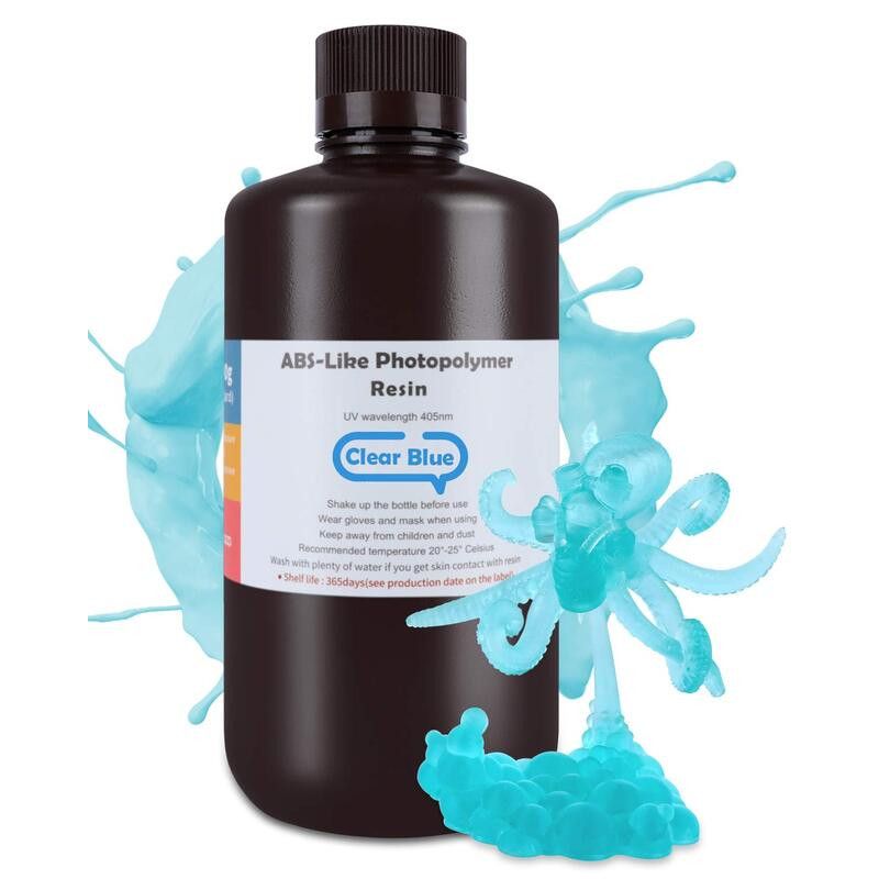 Résine ABS-like Bleu Clair Elegoo - 1000 ml Résine ABS-like Bleu Clair Elegoo - 1000 ml
