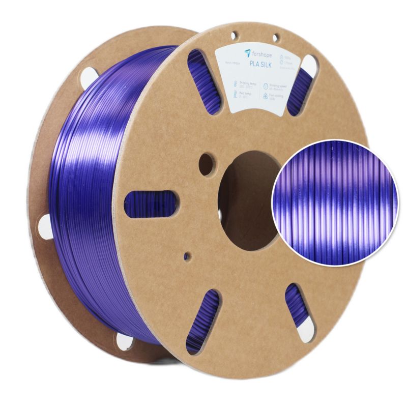 PLA Silk Violet Forshape - 1.75mm - 1Kg PLA Silk Violet Forshape - 1.75mm - 1Kg