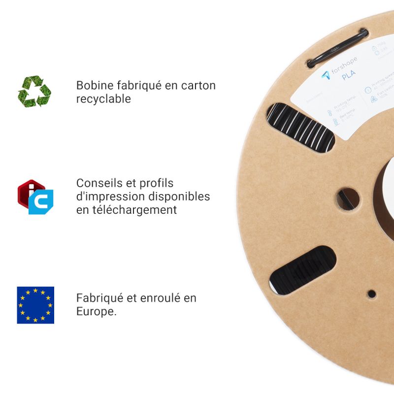 ASA-X Bleu foncé Forshape Industrial – 1.75mm – 750g ASA-X Bleu foncé Forshape Industrial – 1.75mm – 750g