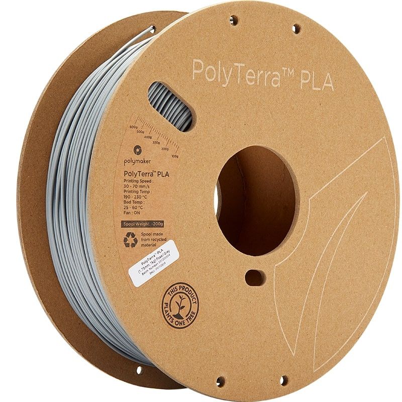 PolyTerra PLA Gris Fossile - 1.75mm - 1 kg1 PolyTerra PLA Gris Fossile - 1.75mm - 1 kg1