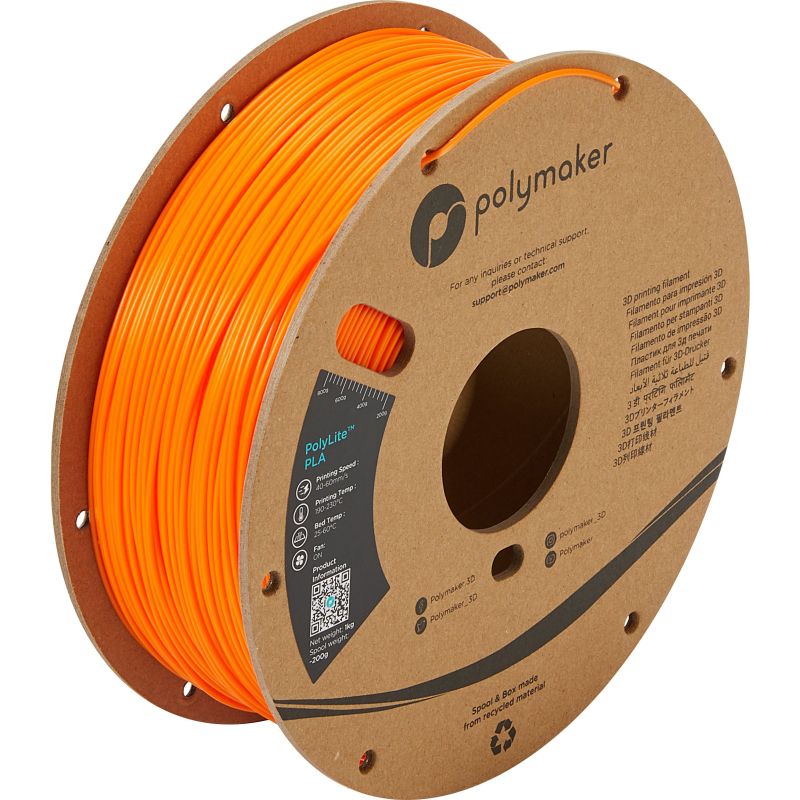 Filament PLA Orange - 1.75mm - 1 kg Filament PLA Orange - 1.75mm - 1 kg