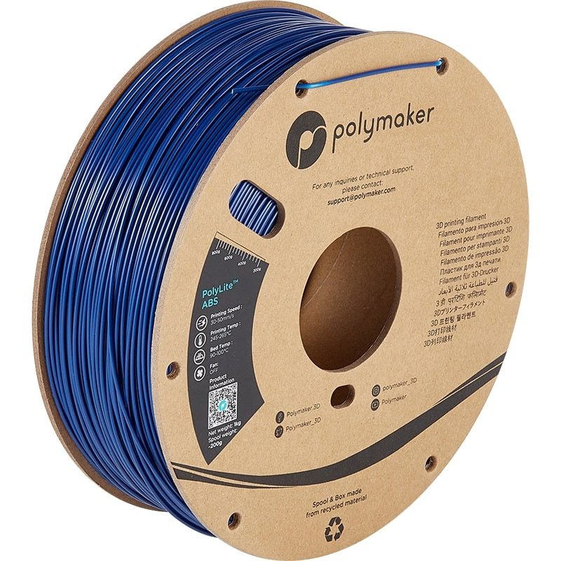 ABS Bleu PolyLite - 1.75mm - 1 kg ABS Bleu PolyLite - 1.75mm - 1 kg