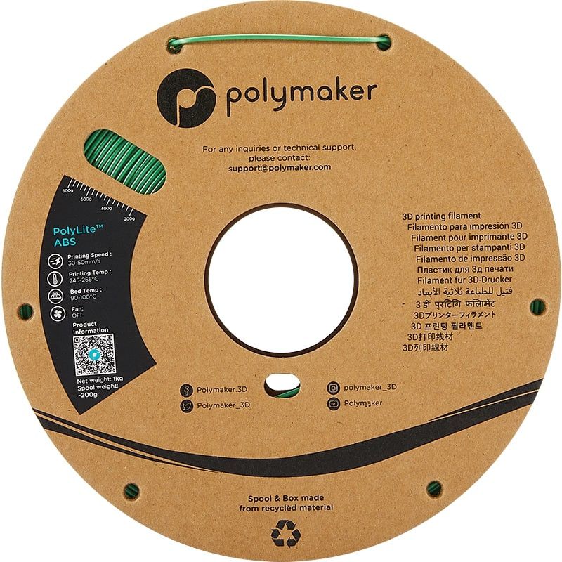 Filament ABS Vert - 1.75mm - 1 kg Filament ABS Vert - 1.75mm - 1 kg
