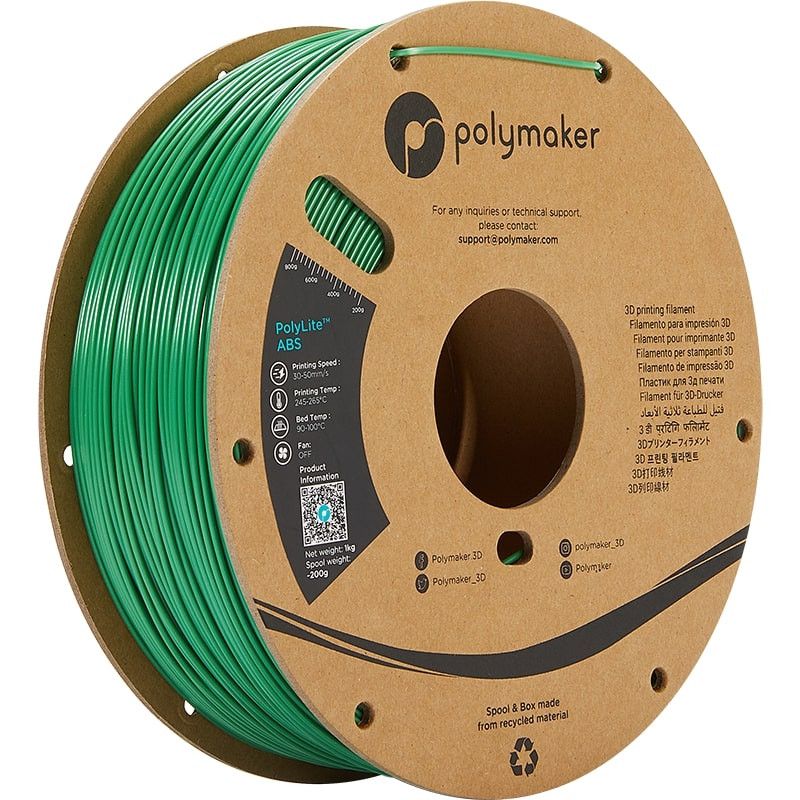 PolyLite ABS Vert - 2.85mm - 1 kg PolyLite ABS Vert - 2.85mm - 1 kg