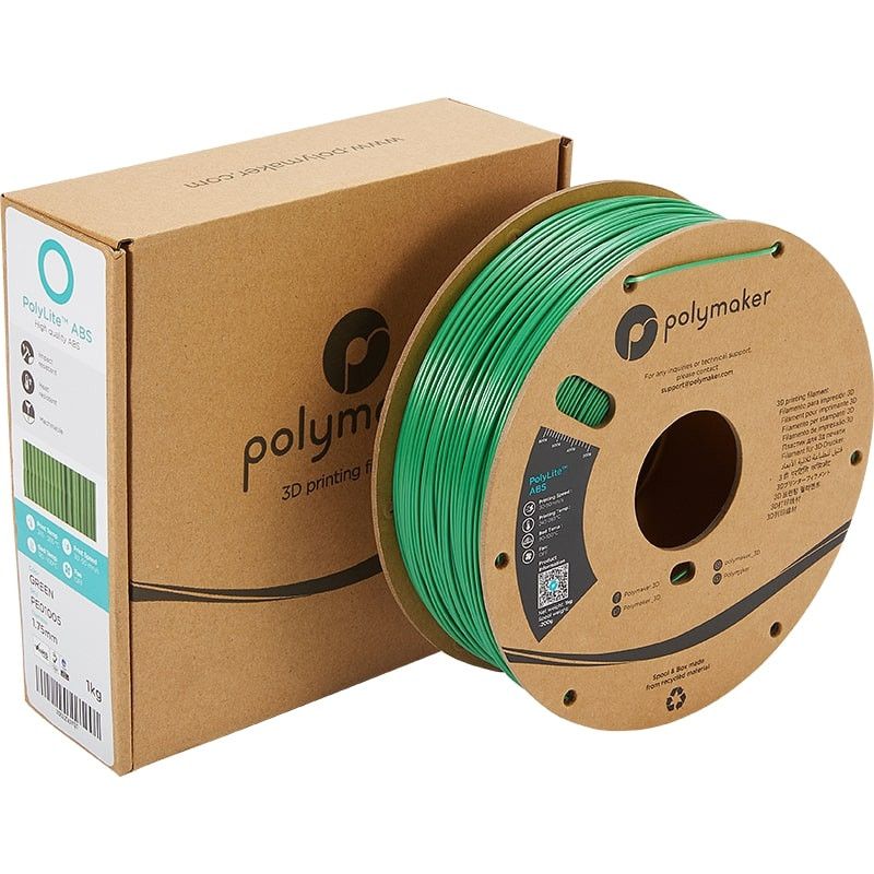 Filament PolyLite ABS Vert - 2.85mm - 1 kg Filament PolyLite ABS Vert - 2.85mm - 1 kg