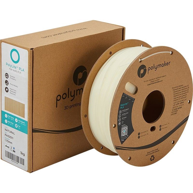 Packaging PolyLite PLA Naturel - 2.85mm - 1 kg Packaging PolyLite PLA Naturel - 2.85mm - 1 kg
