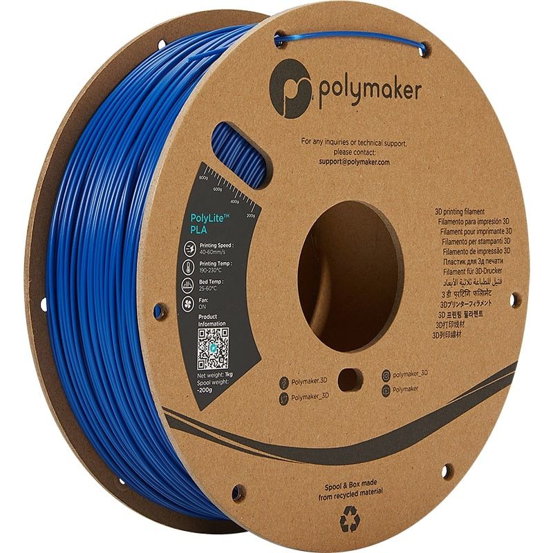 PolyLite PLA Bleu - 2.85mm - 1 kg PolyLite PLA Bleu - 2.85mm - 1 kg