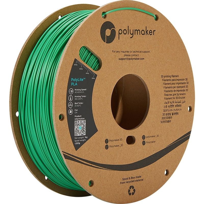 PolyLite PLA Vert - 2.85mm - 1 kg PolyLite PLA Vert - 2.85mm - 1 kg