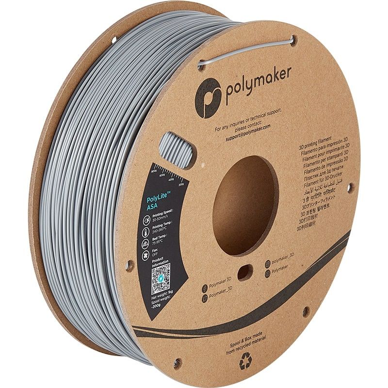 Filament ASA Gris - 2.85mm - 1 kg Filament ASA Gris - 2.85mm - 1 kg