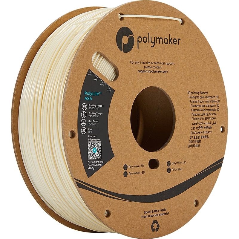 PolyLite ASA Naturel - 1.75mm - 1 kg PolyLite ASA Naturel - 1.75mm - 1 kg