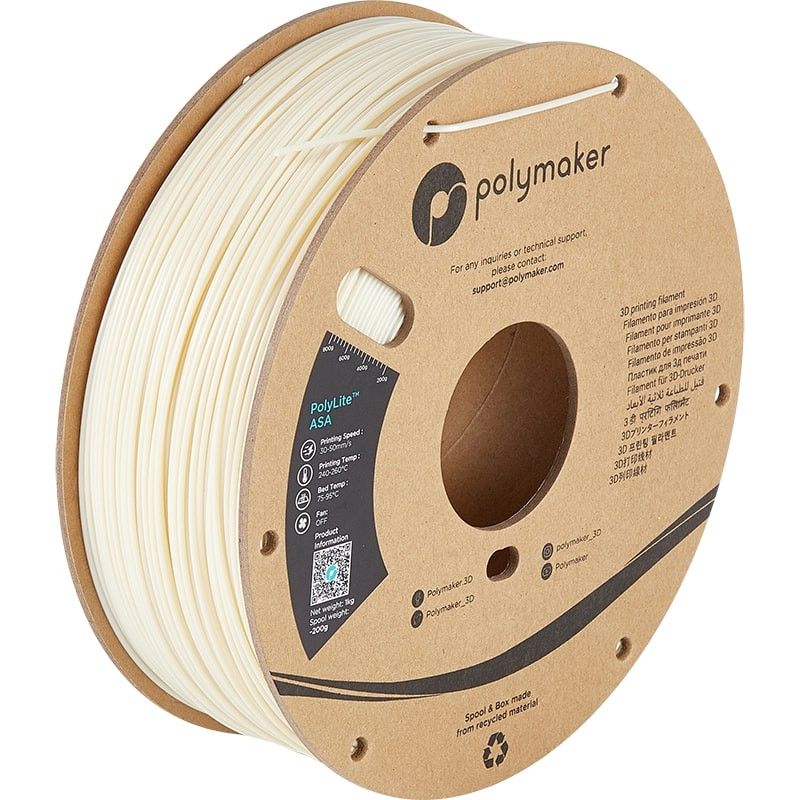Filament ASA Naturel - 2.85mm - 1 kg Filament ASA Naturel - 2.85mm - 1 kg