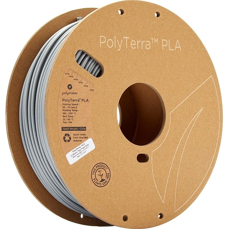 PolyTerra PLA Gris Fossile - 2.85mm - 1 kg1 PolyTerra PLA Gris Fossile - 2.85mm - 1 kg1